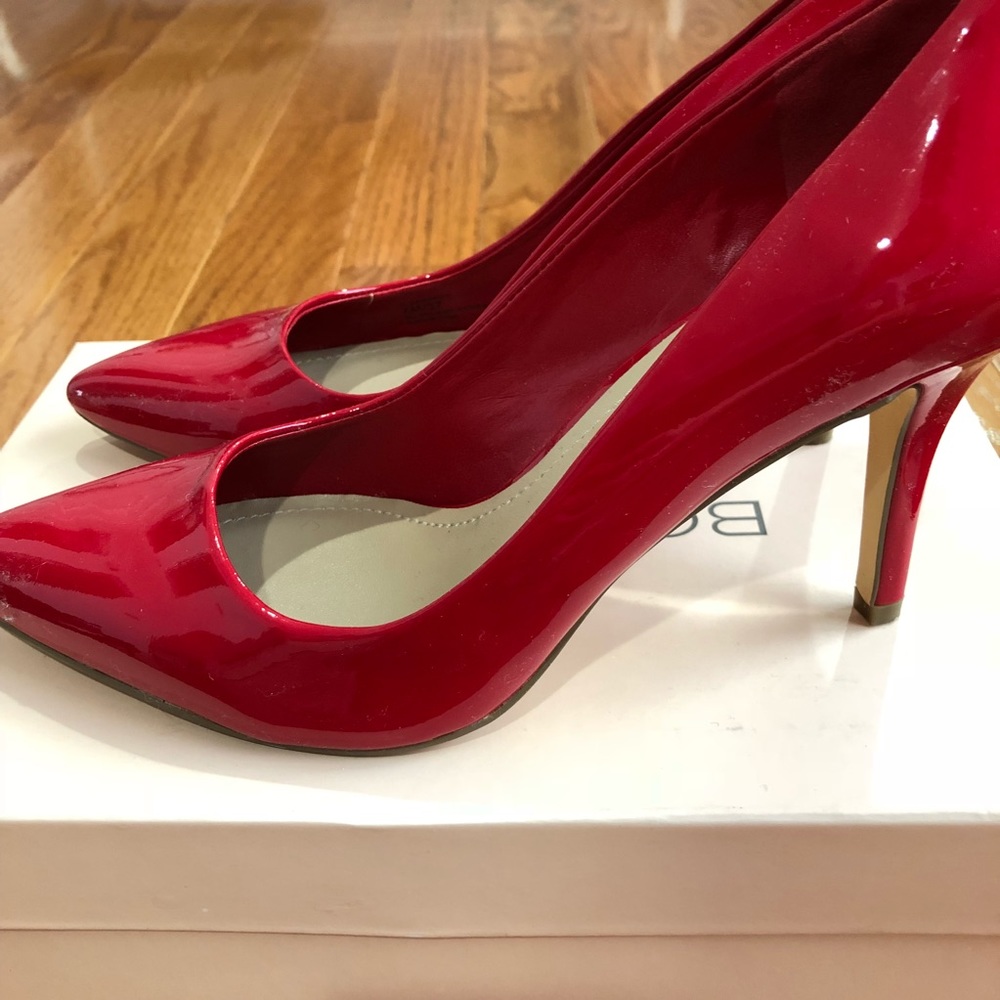 BCBG Gaminkha Lipstick Red Pumps